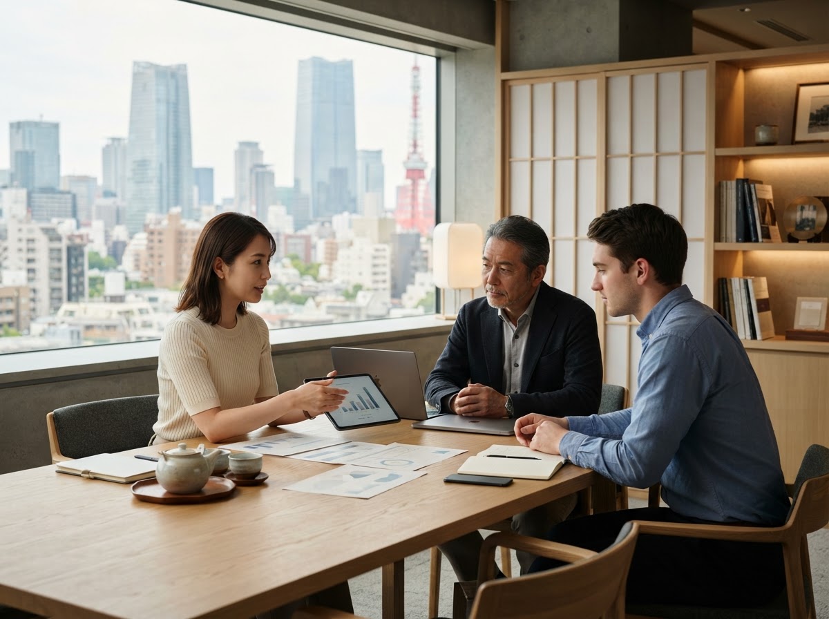 Oraclfund-日本国のチームがデータ分析プロセスを検討している様子
